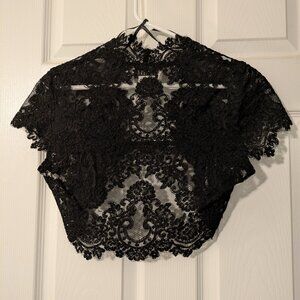 Black Lace shoulder wrap/jacket to go with your LBD!!